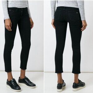 rag & bone | Capri Skinny in Blue/Black‎ Coal Wash